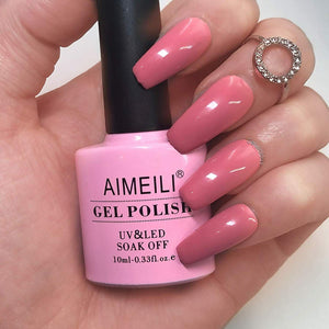 AIMEILI Smalto Semipermente in Gel UV LED Kit Semipermanente Unghie KIT12-1