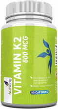 Carica l'immagine nel visualizzatore di Gallery, Vitamina K2 MK7 600mcg Alta Resistenza - A base di Natto nutrizing
