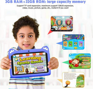 Tablet 7 Pollici con WiFi Offerte, Andriod 9.0 Quad Core 3GB RAM+32 GB blue