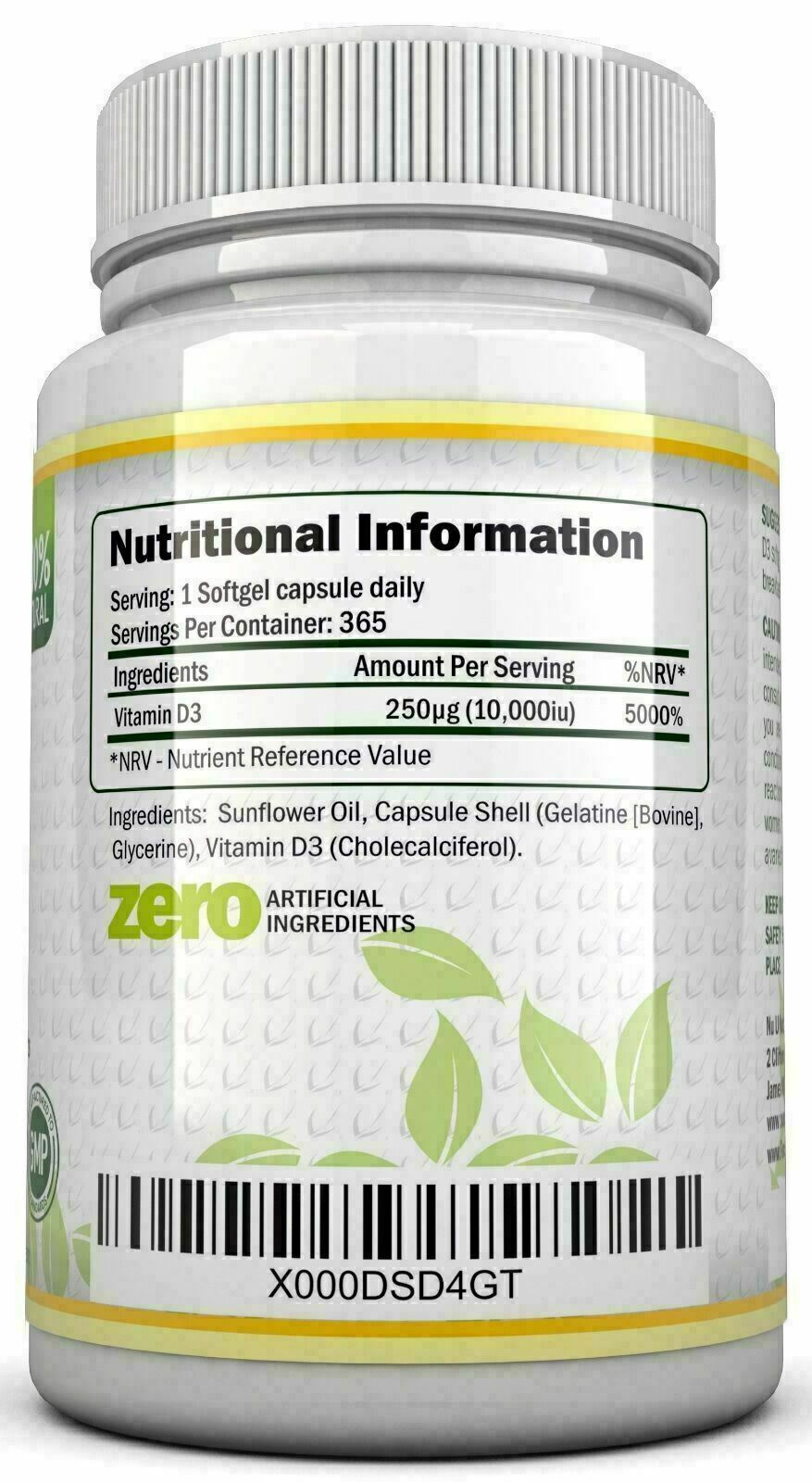 Vitamina D 1000 UI Integratore Vitaminico Salute Ossa E Sistema - Foto 2