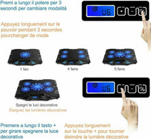 Carica l'immagine nel visualizzatore di Gallery, TopMate Tappetino di Raffreddamento per Laptop da Gioco C5 10-15,6...