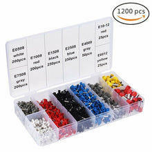 Carica l'immagine nel visualizzatore di Gallery, Pinza Crimpatrice da 0,25-10 mm + Kit Capicorda, Set da Elettricista con 1200pz