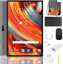 Carica l&#39;immagine nel visualizzatore di Gallery, 4G Tablet 10 Pollici, con tastiera,Android 9.0 3GB RAM e 32GB ROM, Grigio