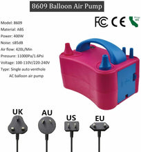 Carica l&#39;immagine nel visualizzatore di Gallery, Voniry - Pompa ad aria elettrica, per palloncini, 110~120 V, 400 W, ≤ 85 db,...