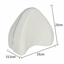 Carica l&#39;immagine nel visualizzatore di Gallery, CUSCINO PER GAMBE MEMORY FOAM SUPPORTO ORTOPEDICO GINOCCHIA SCHIENA