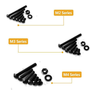 Esagono Incassato Bulloni, Kit 1080PCS M2 M3 M4 Viti a Brugola in Acciaio 1