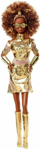 Barbie Signature Star Wars Bambola C-3PO, da Collezione, Giocattolo per...