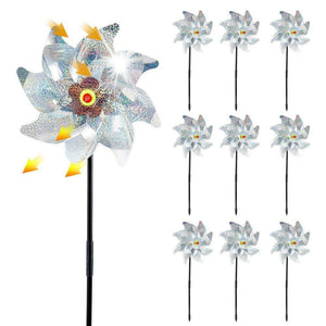 Enjoygoeu Repellente per Uccelli Girandole Spaventapasseri,10 Pezzi...