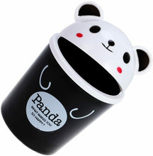 Carica l'immagine nel visualizzatore di Gallery, Cestino da tavolo in plastica moderno dispenser di cartoni animati Nero