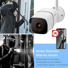 Carica l'immagine nel visualizzatore di Gallery, Videocamera di sicurezza esterna Veroyi, telecamera sorveglianza WiFi...