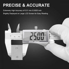 Carica l&#39;immagine nel visualizzatore di Gallery, Calibro Digitale,Preciva Caliper metrico da 150 mm/6 pollice elettronico in...