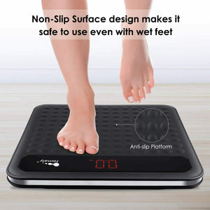 Bilancia Pesapersone Elettronica Digitale con Display retroilluminato, 180kg max