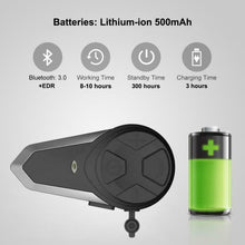 Carica l&#39;immagine nel visualizzatore di Gallery, Interfono Moto Bluetooth Coppia BETOWEY BT-S3 Interphone con Set 2 Interfoni
