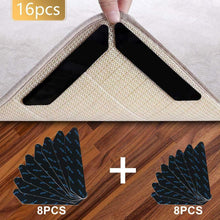 Carica l'immagine nel visualizzatore di Gallery, Vicloon Tappeto Gripper, 16 PCS Adesivo Antiscivolo Sottotappeto per Nero