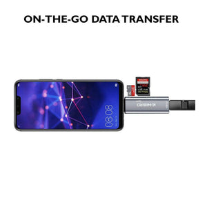 KiWiBiRD Tipo C Lettore di Schede SD/Micro SD, Adattatore USB-C a USB 3.0...