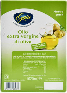 102 x Bustine di olio extra vergine di oliva da 10 ml, Bustine monodose Gaia