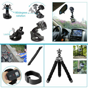 50-in-1 Accessori Kit per GoPro Hero 8 7 6 5 4 Black Max fusion DJI AKASO APEMAN