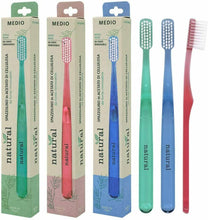 Carica l'immagine nel visualizzatore di Gallery, Spazzolino Ecologico Antimuffa MADE IN ITALY Manico realizzato con fibre di...