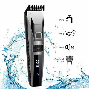 Tagliacapelli elettrico Professionale da uomo, Regolabarba Impermeabile