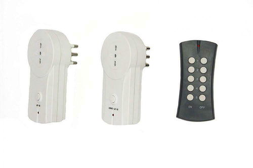 Electraline 48501 Prese Elettriche Radiocomandate con Telecomando, Italiana