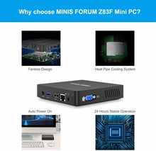 Carica l&#39;immagine nel visualizzatore di Gallery, Mini PC Intel Atom X5-Z8350 4GB/64, 1000M/LAN 2.4/5.8G WiFi BT 4.1, HDMI &amp; VGA