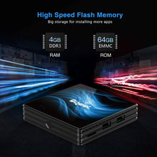 Carica l&#39;immagine nel visualizzatore di Gallery, Bqeel Android 10.0 TV Box R2 MAX, 4GB RAM 64GB ROM / CPU RK3318 64bit /Dual...