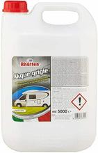Carica l'immagine nel visualizzatore di Gallery, Liquido chimico per acque grigie per camper, Tanica da 5L, Deterge e sanifica