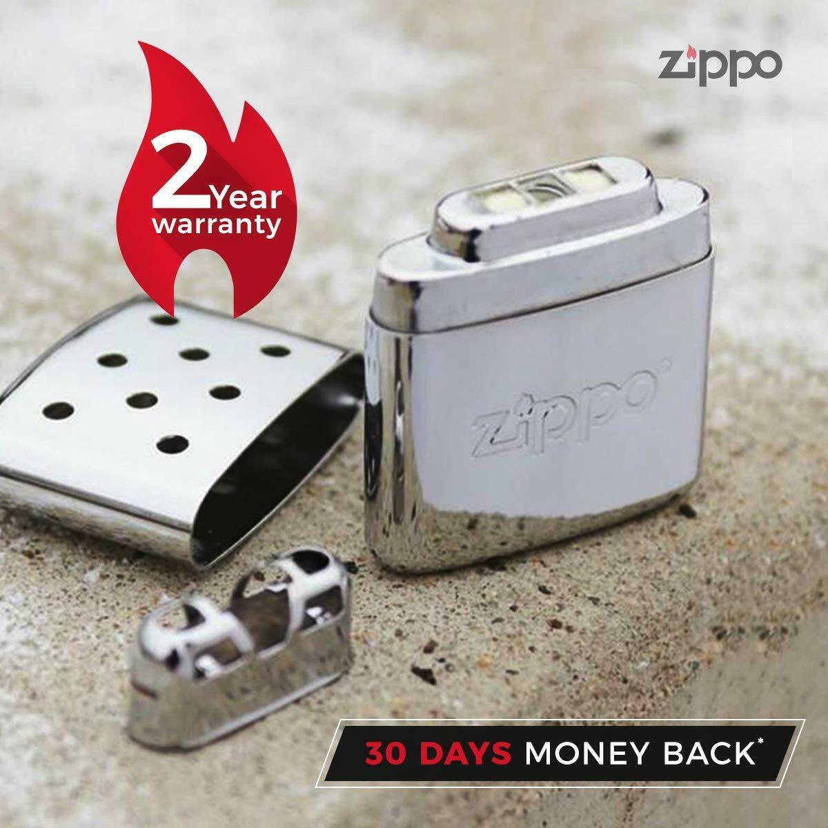 Zippo originale scaldamani, Handwarmer da tasca in metallo, Fino a 6 o –