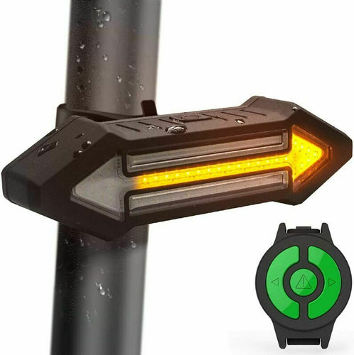 Fanale Posteriore Per Bicicletta HAHAKEE - Telecomando Wireless, Freccia e...