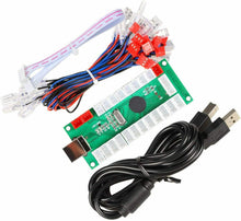 Carica l'immagine nel visualizzatore di Gallery, EG STARTS 2 Giocatori Arcade Kit USB Encoder per PC Joystick Giochi 16x 30mm...