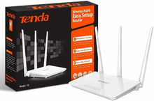 Carica l'immagine nel visualizzatore di Gallery, Router Wireless IEEE 802.11 n / g / b Velocità 300 mbps, 3 antenne 5 db Tenda F3