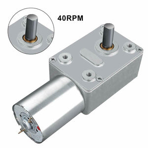 Riduttore Reversibile Motore Elettrico Turbina ad Alta Coppia DC 12V, (6 RPM)
