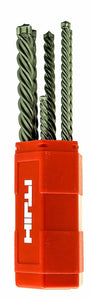 6 x Punte per trapano SDS HILTI per cemento, Testa a 4 taglienti, 5 6 8 10 12