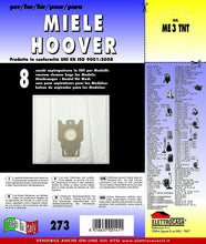 Carica l'immagine nel visualizzatore di Gallery, 8 x Sacchetto di ricambio per aspirapolvere compatibile per Miele Hoover ME3 TNT