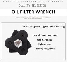 Carica l'immagine nel visualizzatore di Gallery, Chiave Per Filtro Olio 53 Mm – 108 Diametro Removibile Universal...