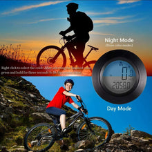 Carica l'immagine nel visualizzatore di Gallery, Contachilometri Bici Senza Fili,Contachilometri Bici,Computer da Bicicletta Nero