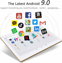 Carica l'immagine nel visualizzatore di Gallery, 4G LTE Tablet con Display 10" YOTOPT Android 9.0 PC 64 GB Oro-64GB