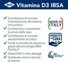 Carica l'immagine nel visualizzatore di Gallery, Vitamina D3 IBSA 2000 UI - 30 Film Orodispersibili