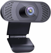 Carica l'immagine nel visualizzatore di Gallery, Webcam per laptop 1080P con microfono, Correzione automatico della luce, Nero