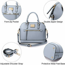 Carica l'immagine nel visualizzatore di Gallery, LOVEVOOK Borsa a tracolla a Tracolla da Donna con Doppia E-light Blue