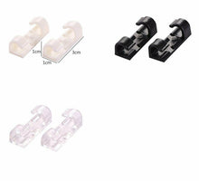 Carica l&#39;immagine nel visualizzatore di Gallery, Lezed Fermacavi Adesivi Fermacavo Adesivo Clip Cavo Clip Cavi Cavo Ethernet 60Pz