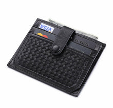 Carica l'immagine nel visualizzatore di Gallery, Portafoglio Porta Carte di Credito con Tasche in Pelle, RFID/NFC