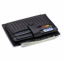 Carica l'immagine nel visualizzatore di Gallery, Portafoglio Porta Carte di Credito con Tasche in Pelle, RFID/NFC