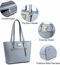 Carica l'immagine nel visualizzatore di Gallery, LOVEVOOK Set di Borse da Donna Borsa Grandi Shopper D-azzurro