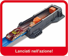 Carica l'immagine nel visualizzatore di Gallery, Gioco per bambini Pista Schianti Rotanti per Macchinine, Hot Wheels, Cavatappi