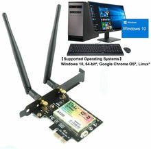 Carica l'immagine nel visualizzatore di Gallery, Scheda Dual Band WiFi 6 con Bluetooth 5.0 WLAN PCIE MU-MIMO latenza ultra bassa