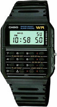 Carica l'immagine nel visualizzatore di Gallery, Orologio da polso con tastierino numerico Casio CA-53W-1ER con calcolatrice Nero