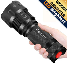 Carica l&#39;immagine nel visualizzatore di Gallery, Torcia LED Potente Torce Alta Potenza Militare, Lumen Elettrica,Militare...