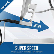 Carica l'immagine nel visualizzatore di Gallery, Hub USB 3.0 a 4 Porte per iMac, Design Slim e intelligente