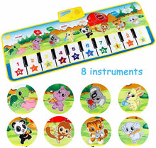Carica l'immagine nel visualizzatore di Gallery, tappeto musicale per bambini, Tastiera per pavimento per gioco e divertimento